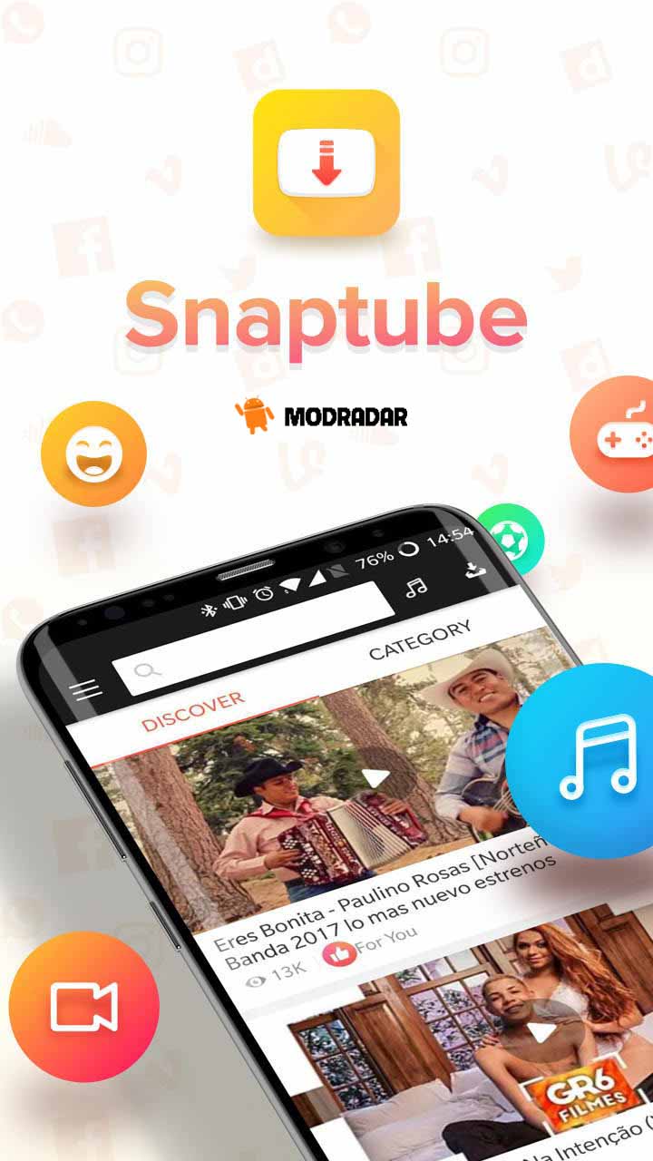 Snaptube Mod APK Old Version for Android and unlock