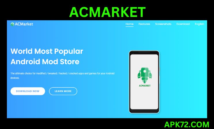 ACMarket is a well-known and best APK-modded site